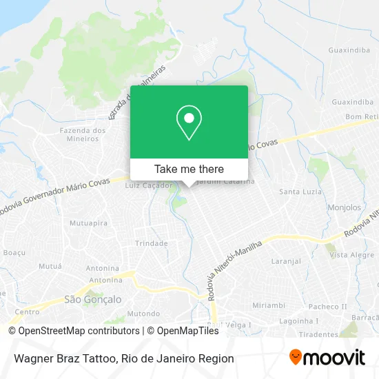Wagner Braz Tattoo map