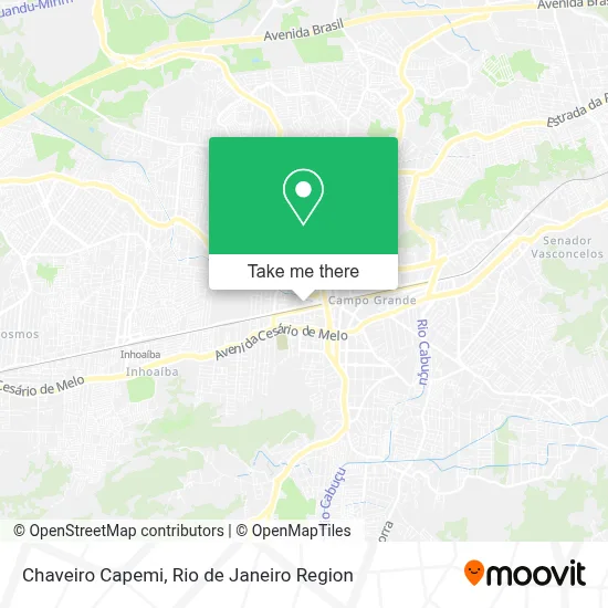 Chaveiro Capemi map