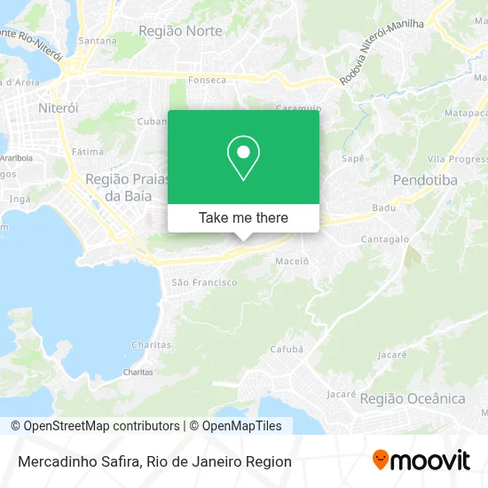 Mercadinho Safira map