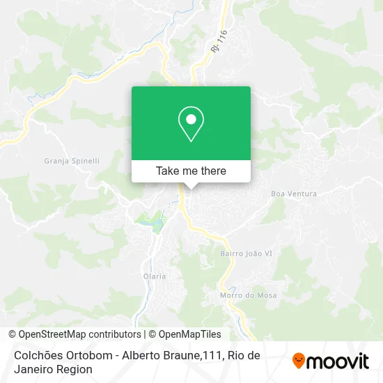 Colchões Ortobom - Alberto Braune,111 map