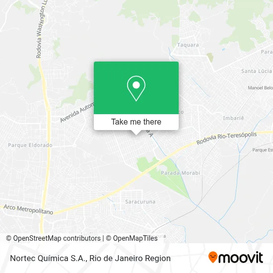 Nortec Química S.A. map