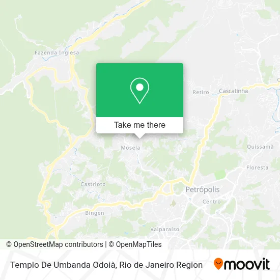 Templo De Umbanda Odoià map