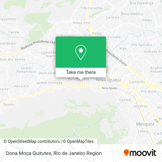 Dona Moça Quitutes map