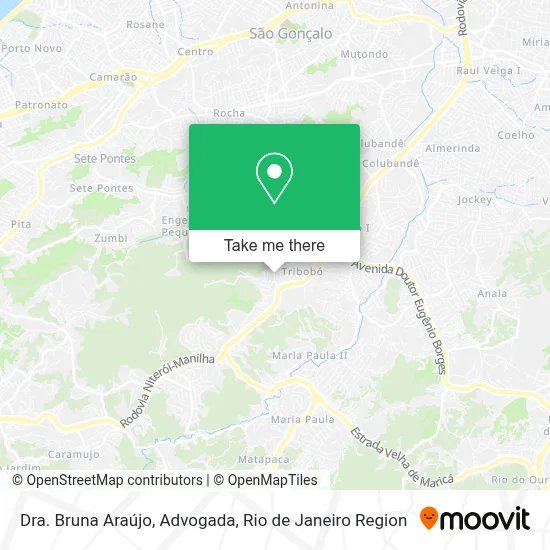 Dra. Bruna Araújo, Advogada map
