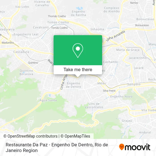Restaurante Da Paz - Engenho De Dentro map