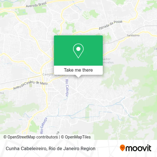 Cunha Cabeleireiro map
