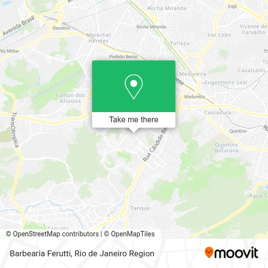 Barbearia Ferutti map