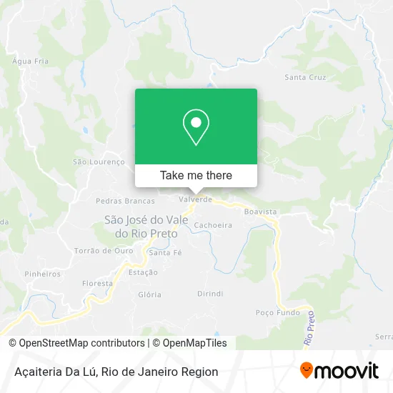 Açaiteria Da Lú map