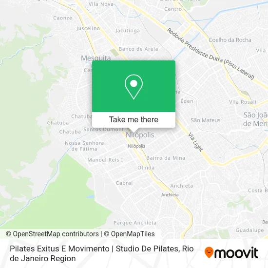 Pilates Exitus E Movimento | Studio De Pilates map