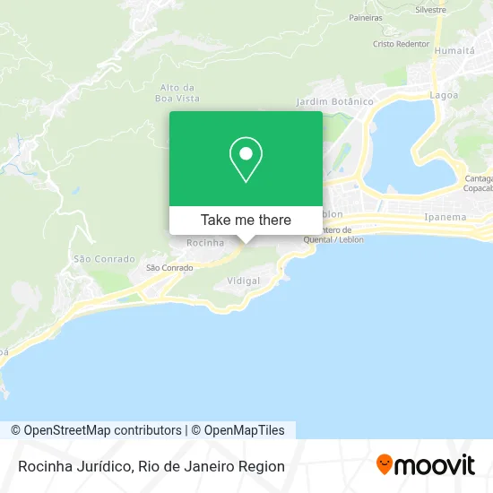 Rocinha Jurídico map