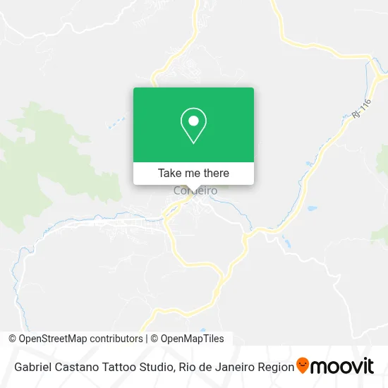 Gabriel Castano Tattoo Studio map