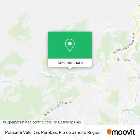 Pousada Vale Das Perobas map