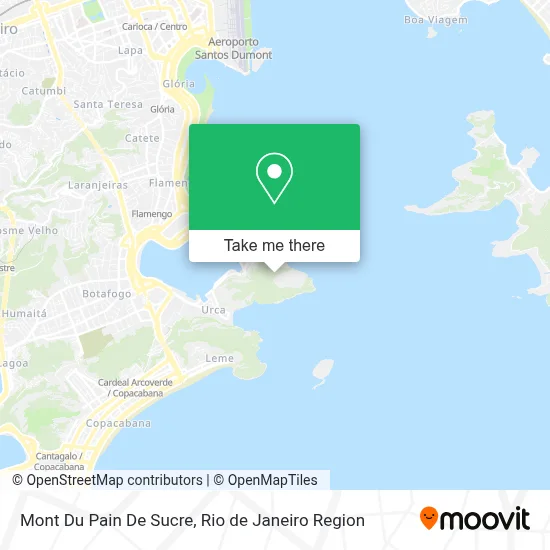 Mont Du Pain De Sucre map