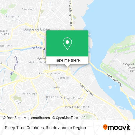 Sleep Time Colchões map