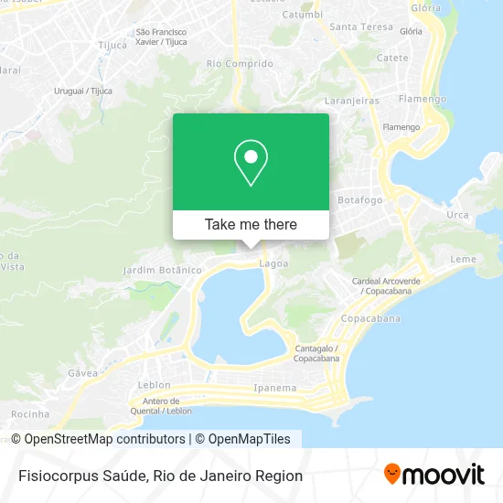 Fisiocorpus Saúde map