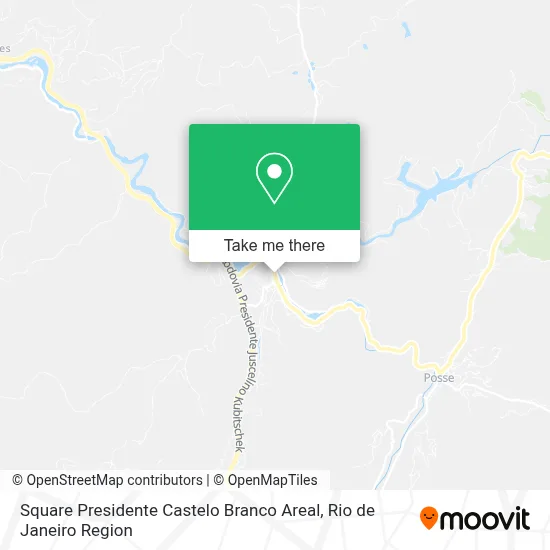 Square Presidente Castelo Branco Areal map