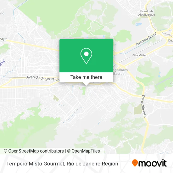 Tempero Misto Gourmet map