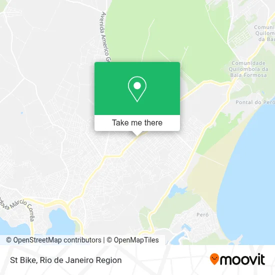 St Bike map