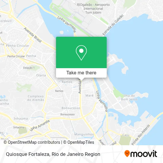 Quiosque Fortaleza map