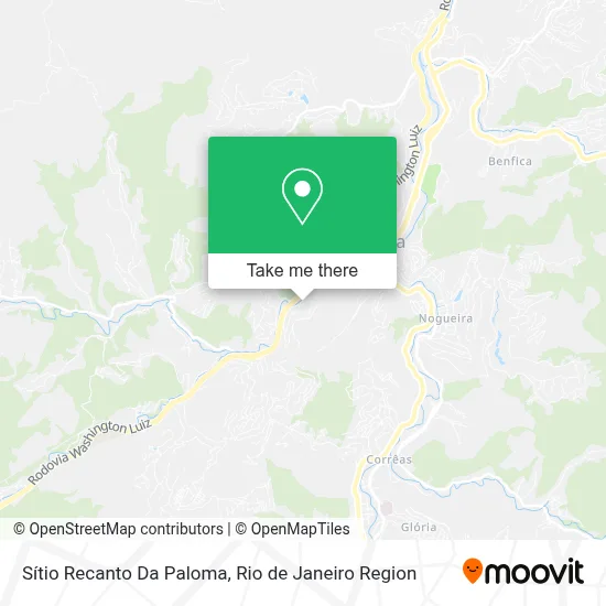 Sítio Recanto Da Paloma map