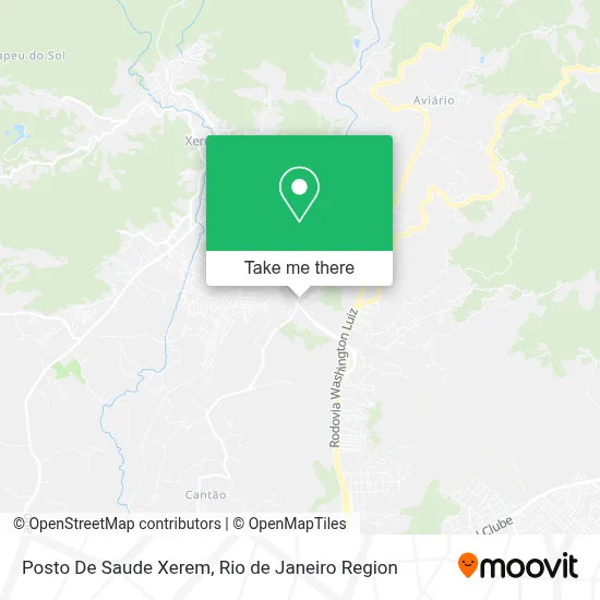 Posto De Saude Xerem map