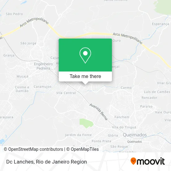 Dc Lanches map