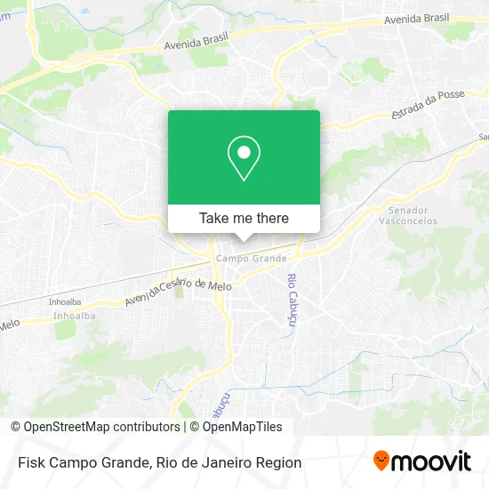 Fisk Campo Grande map