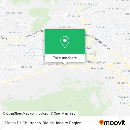 Mania De Churrasco map