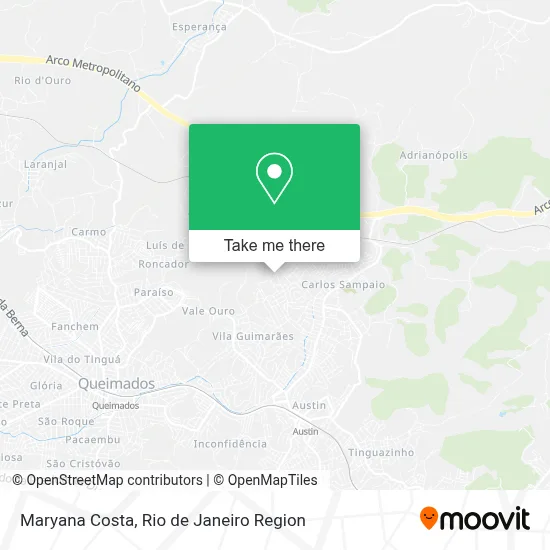 Maryana Costa map