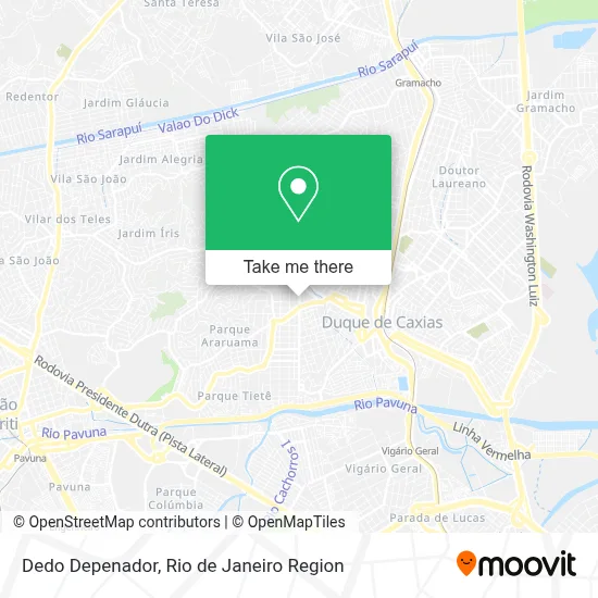 Dedo Depenador map