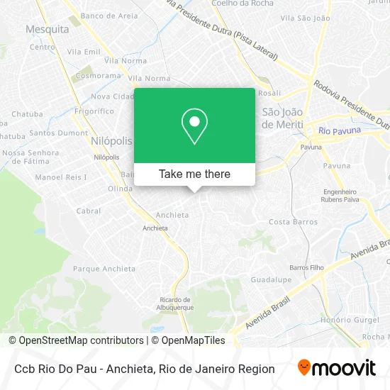 Ccb Rio Do Pau - Anchieta map