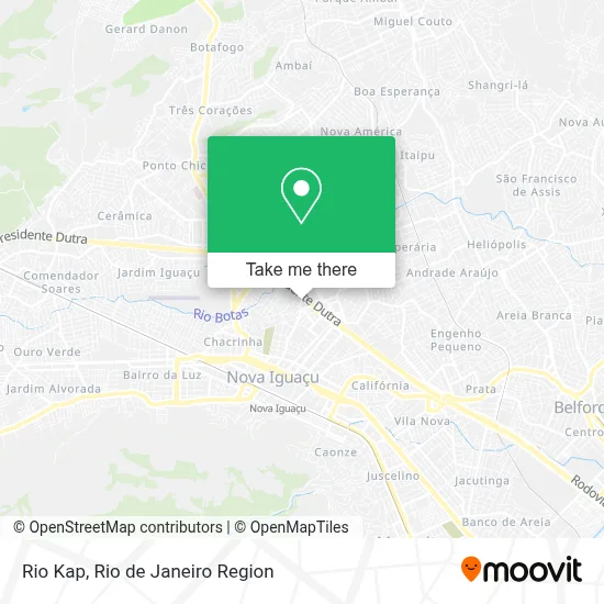Rio Kap map