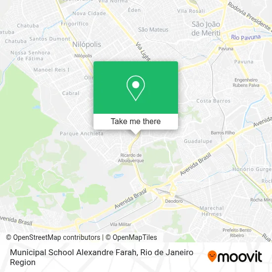 Municipal School Alexandre Farah map
