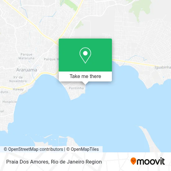 Praia Dos Amores map