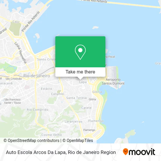 Auto Escola Arcos Da Lapa map