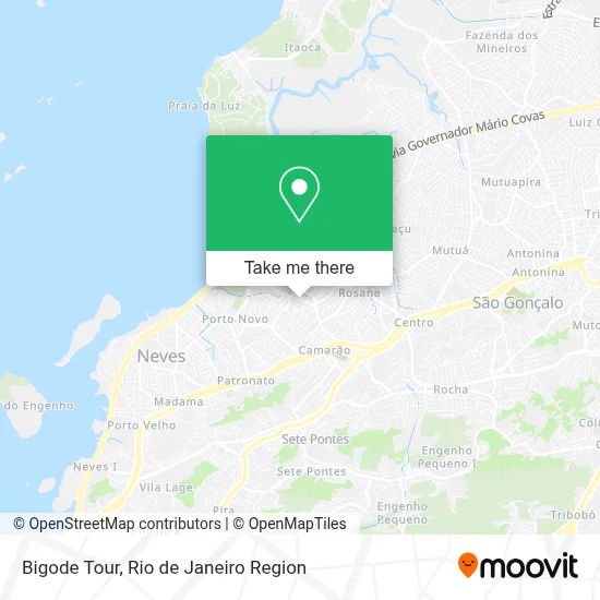Bigode Tour map