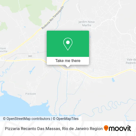 Pizzaria Recanto Das Massas map