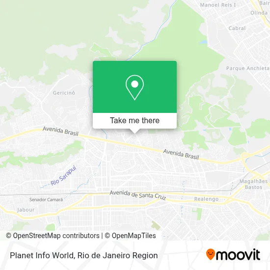 Planet Info World map