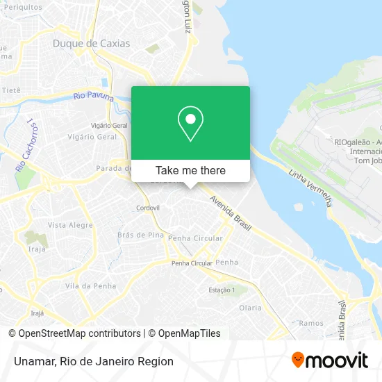 Unamar map