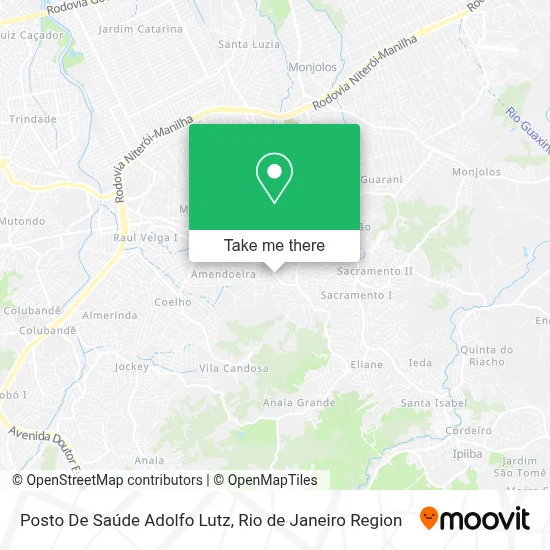 Posto De Saúde Adolfo Lutz map