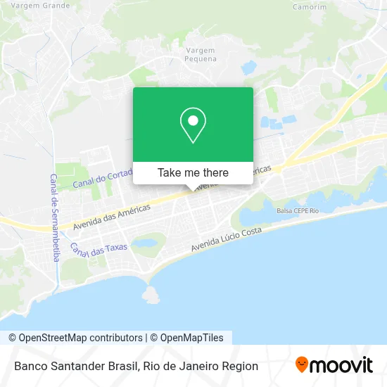 Banco Santander Brasil map