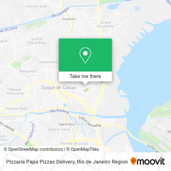 Pizzaria Papa Pizzas Delivery map
