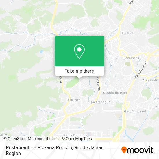 Restaurante E Pizzaria Rodízio map