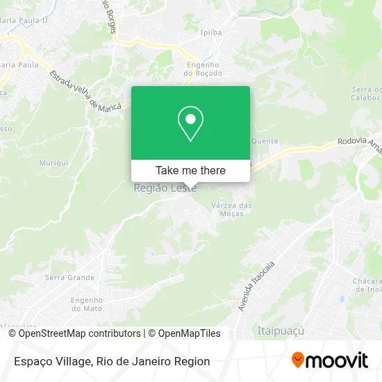 Espaço Village map