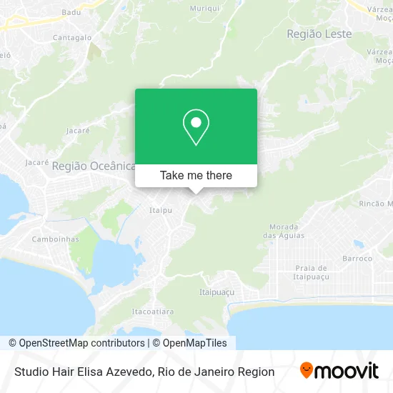 Studio Hair Elisa Azevedo map