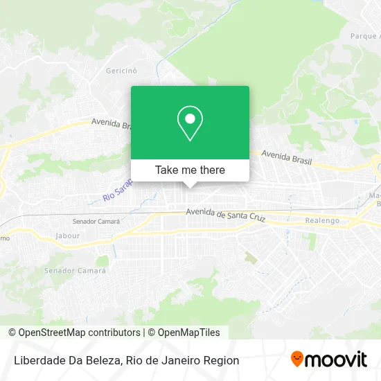 Liberdade Da Beleza map