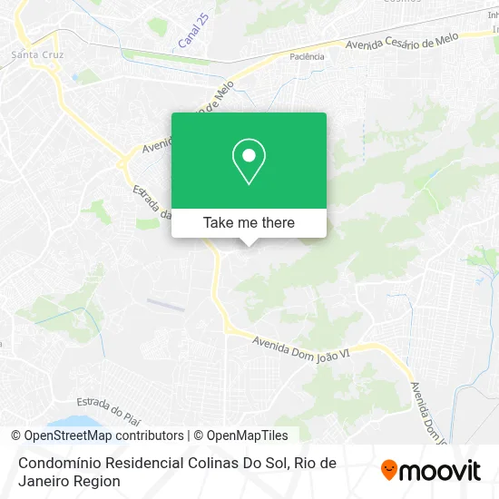 Condomínio Residencial Colinas Do Sol map