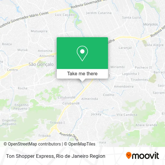 Ton Shopper Express map
