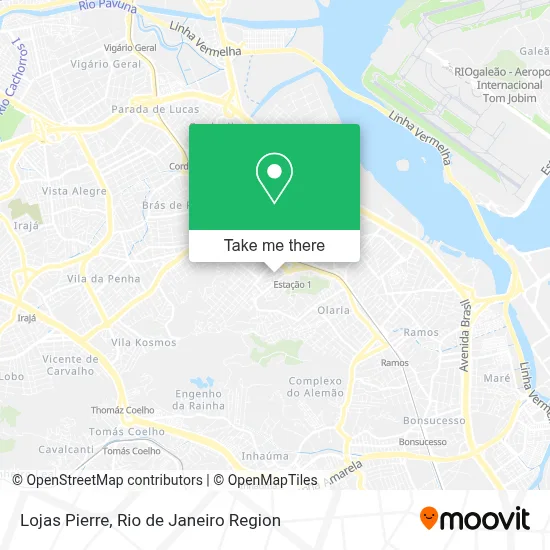Lojas Pierre map
