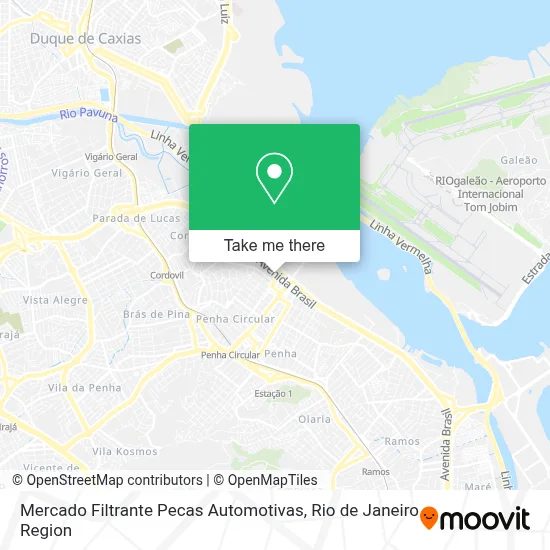 Mercado Filtrante Pecas Automotivas map